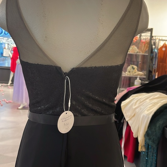 Ashley & Justin Bridesmaids Black Gown - Picture 6 of 8